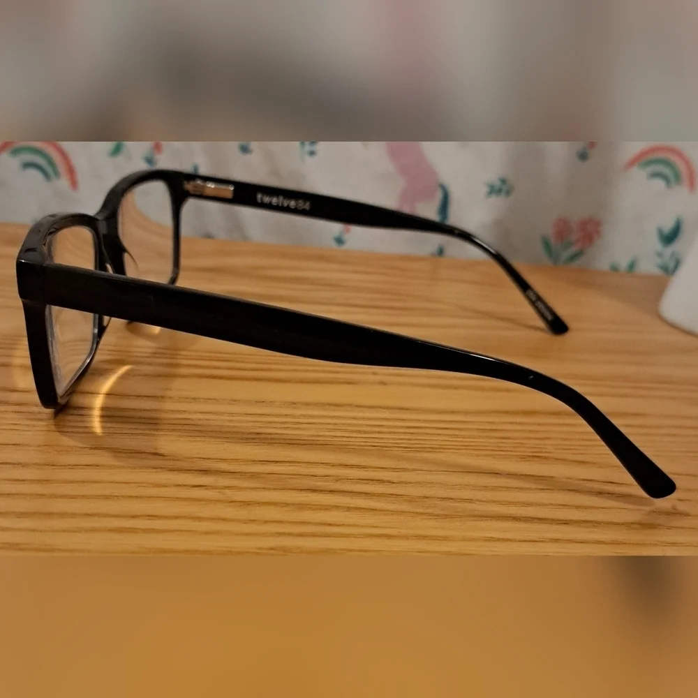 EUC Twelve84 Asheville Black Reading Eye Glasses Eyeglasses Frames School Work